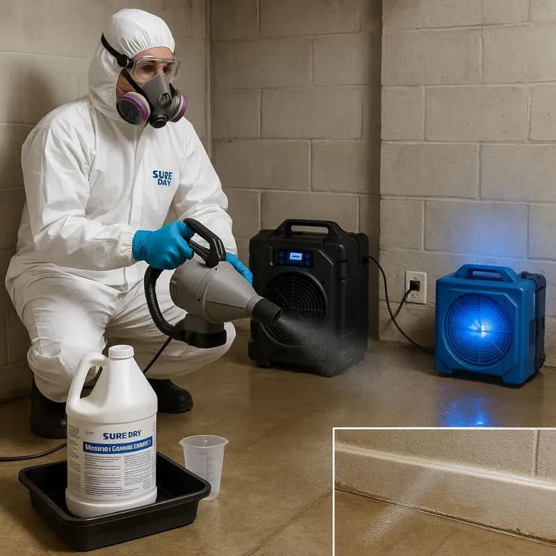 Sanitization and Odor Removal process in Oakland, NJ